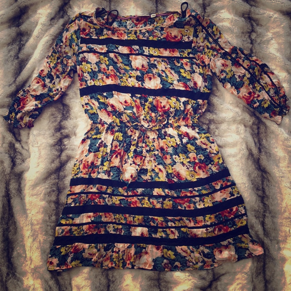 Holding Horses floral mini dress